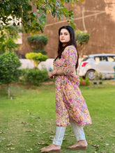 Floral cream suit set